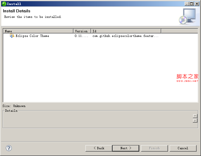 Install Details安装Eclipse Color Theme第二步.png